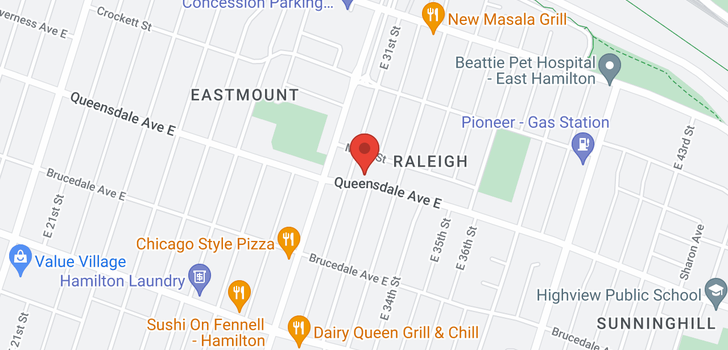map of 729 QUEENSDALE Avenue E